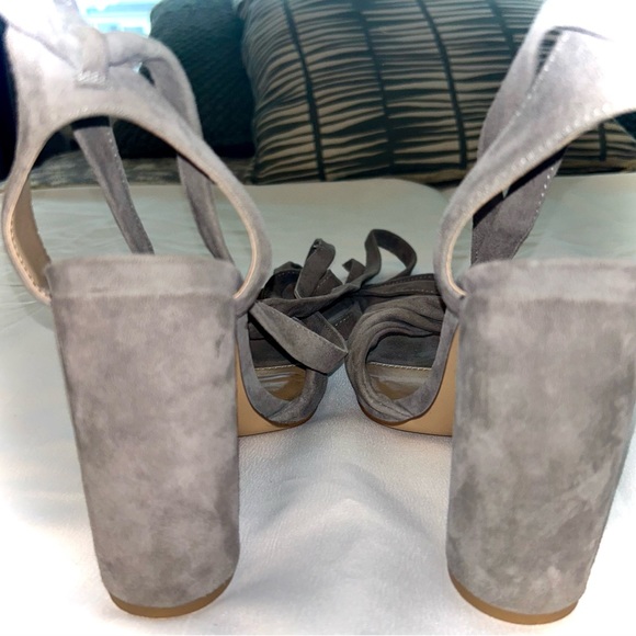 Gray Steve Madden Clary Suede Lace-up Heels
Great condition! - Picture 3 of 4